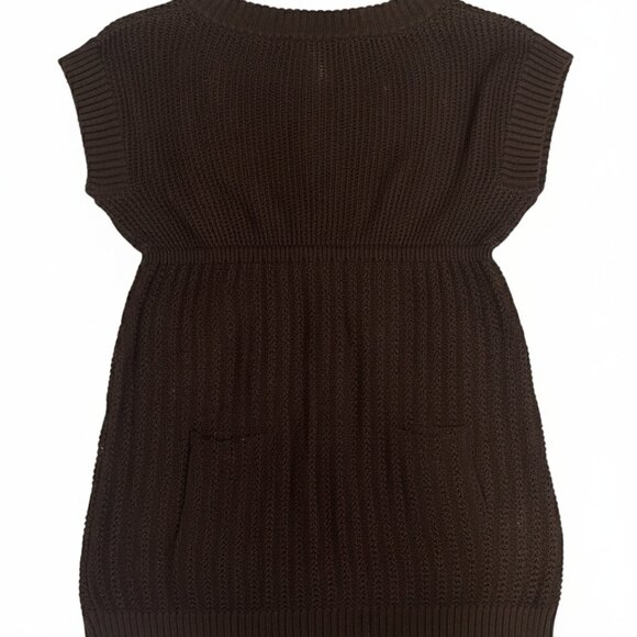 Vintage 1990s/Y2K Woman’s MUDD Espresso Sweater - Picture 4 of 5